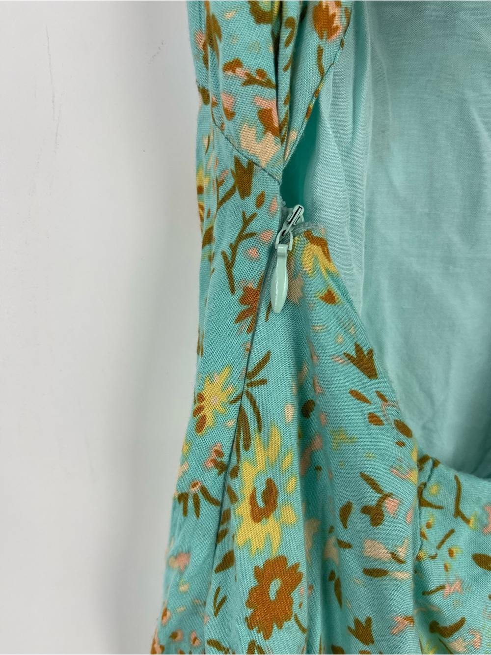 Hello Molly California Dreaming Midi Dress Green Floral Women’s Size Small US 4 - Picture 9 of 11